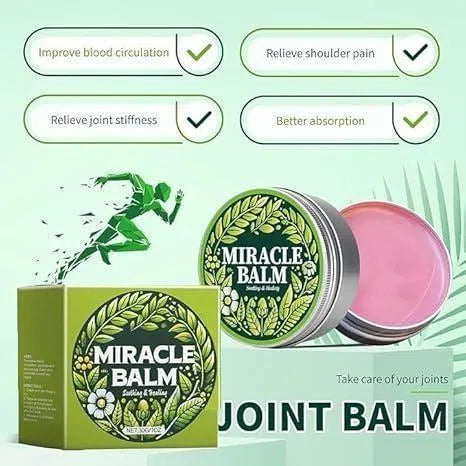 Herbal Miracle Balm for Quick Pain Relief - BUY 1 GET 1 FREE (Pack of 2)